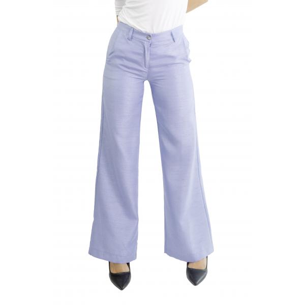 Pantalone palazzo taffetà Elly